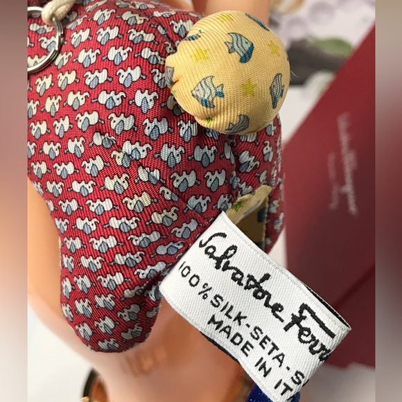 Salvatore Ferragamo Silk Plush Charm ππ°π - Picture 7 of 17